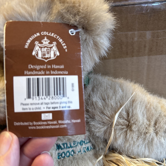 Hawaiian Collectibles Barefoot Millennium 2000 Hawaii - Mele Bear. #000362. - Picture 5 of 6